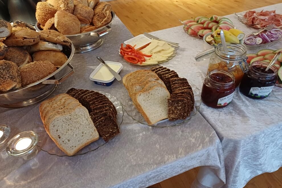 Brunch i forsamlingshuset