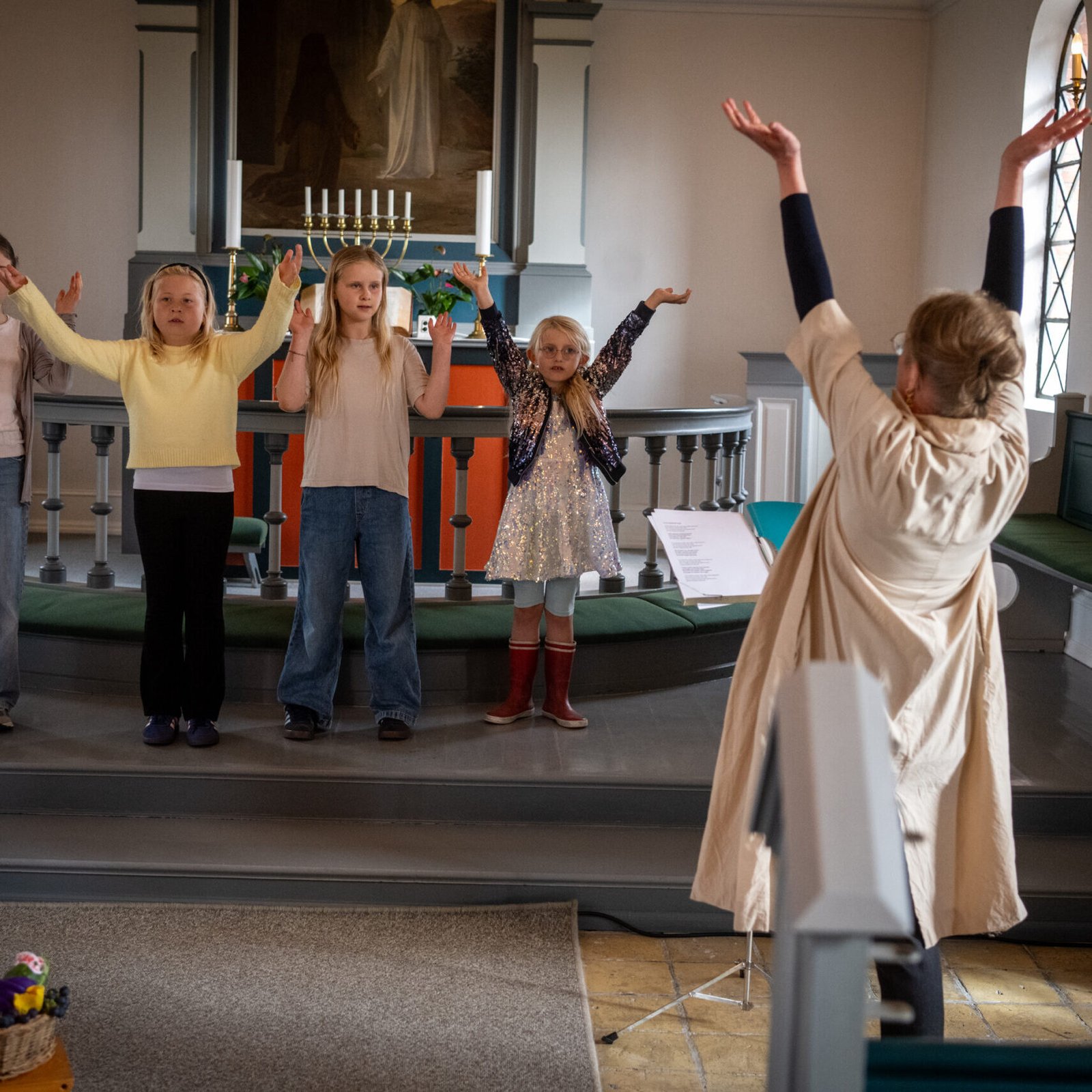 Klokkefrøerne gav den hele armen ved koncerten i Tårup kirke ved Fællesskabsstafetten 12. september 2026.